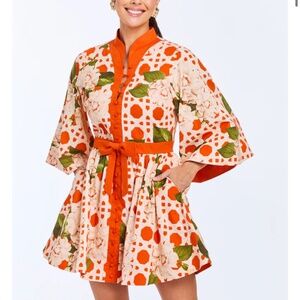 Carmen Mini Dress in Sunkissed Ivory